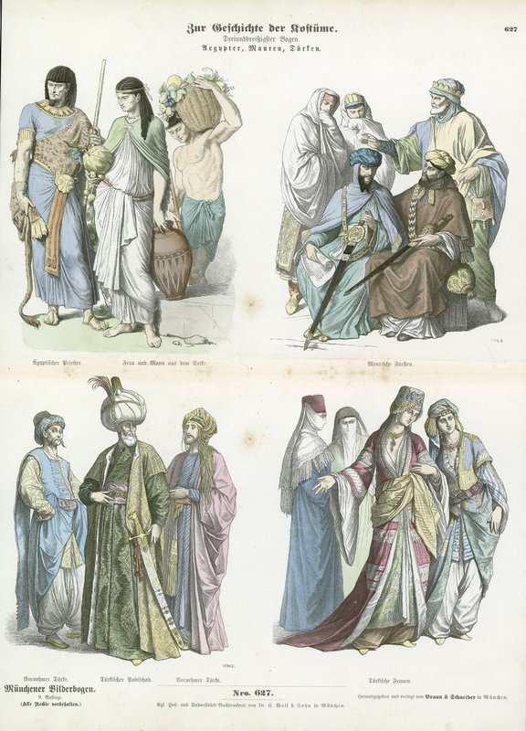 Egyptian, Moorish and Turkish costumes by German School