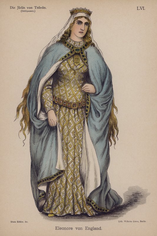Eleanor of England, from Die Judin von Toledo (The Jewess of Toledo) by Franz Grillparzer by German School