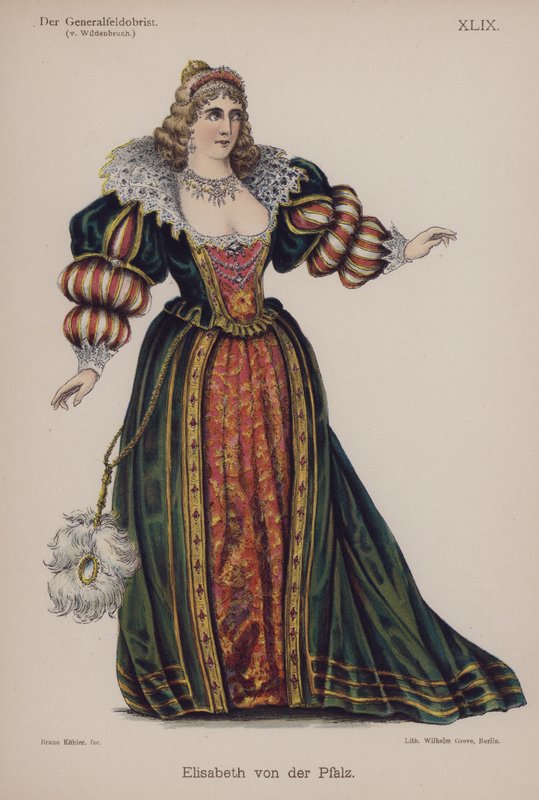 Elisabeth of the Palatinate, from Der Generalfeldoberst by Ernst von Wildenbruch by German School