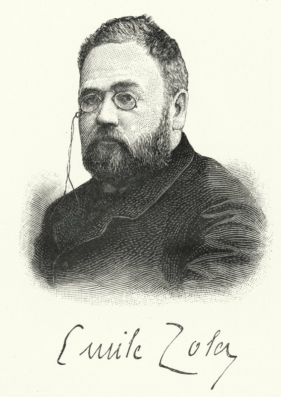 Emile Zola, French novelist and playwright by German School