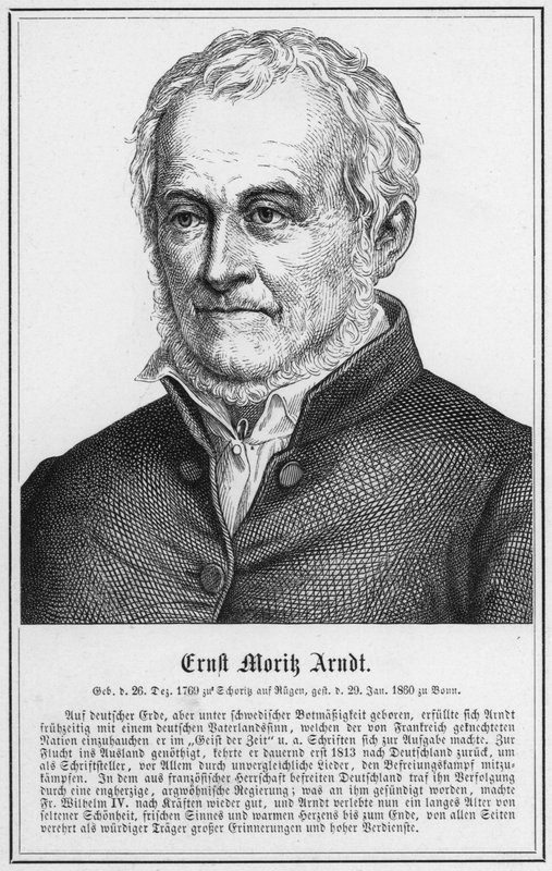 Ernst Moritz Arndt by German School
