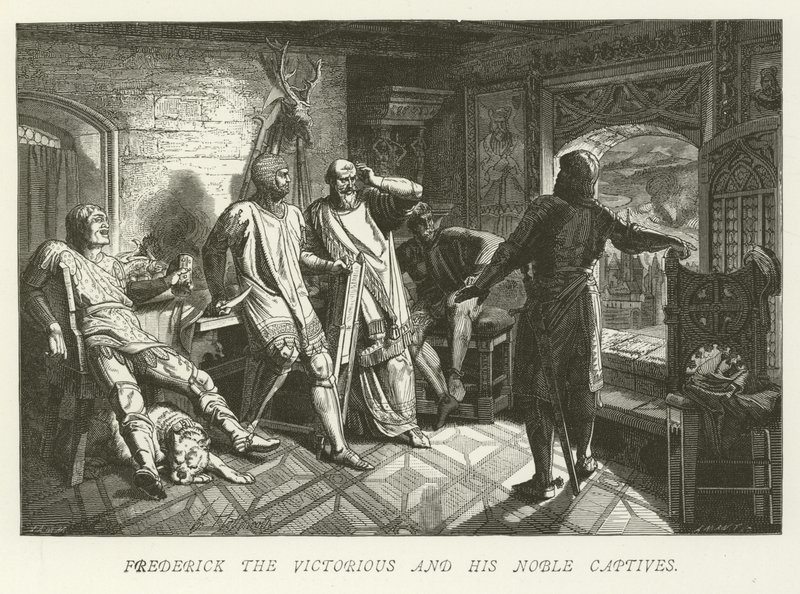 Frederick the Victorious and His Noble Captives by German School