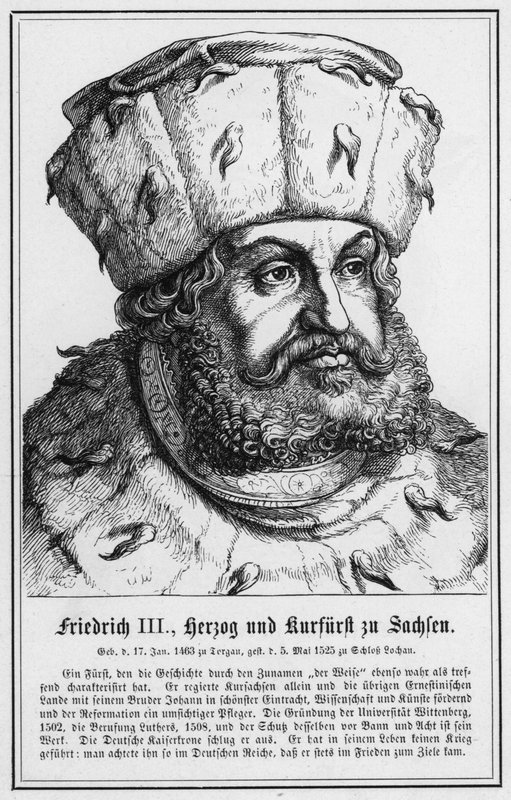 Friedrich III, Duke and Elector of Saxony by German School