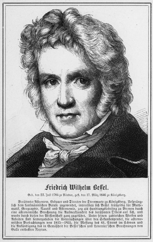Friedrich Wilhelm Bessel (engraving) by German School