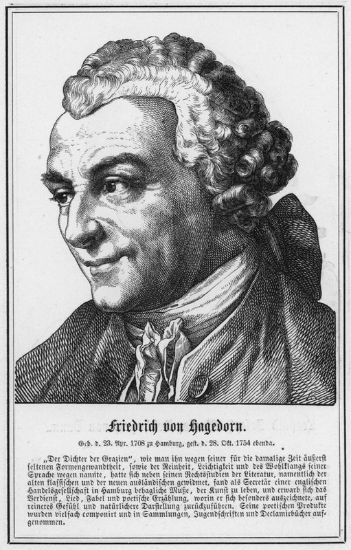 Friedrich von Hagedorn by German School