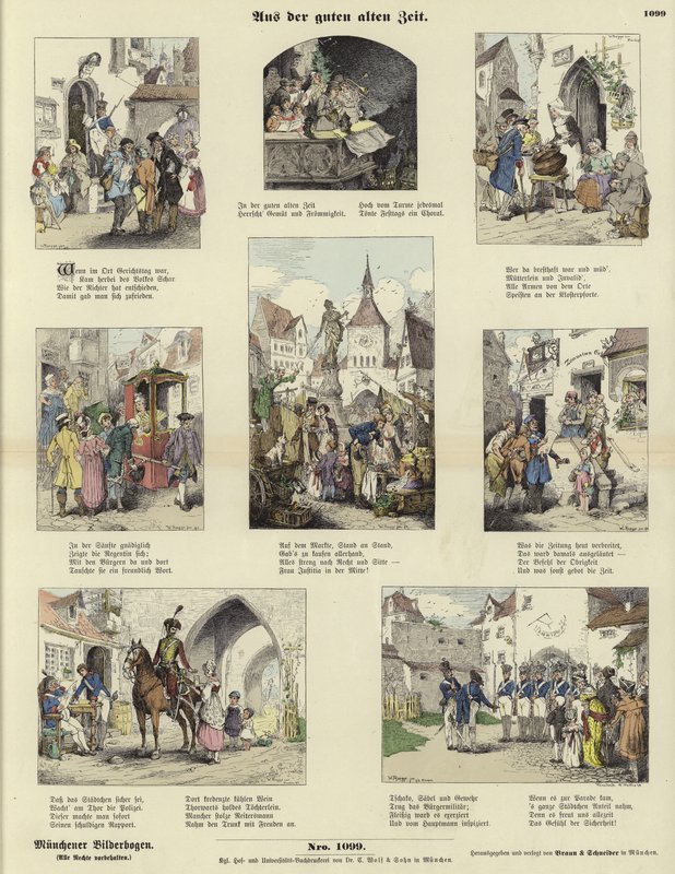 From the Good Old Days by German School