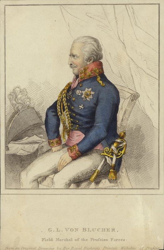 G L von Blucher, Field Marshal of the Prussian Forces by German School
