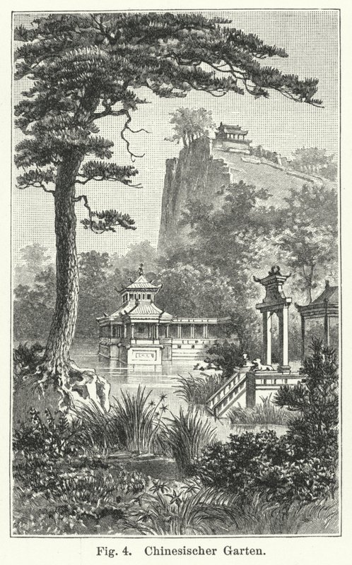 Garden design: Chinese garden by German School