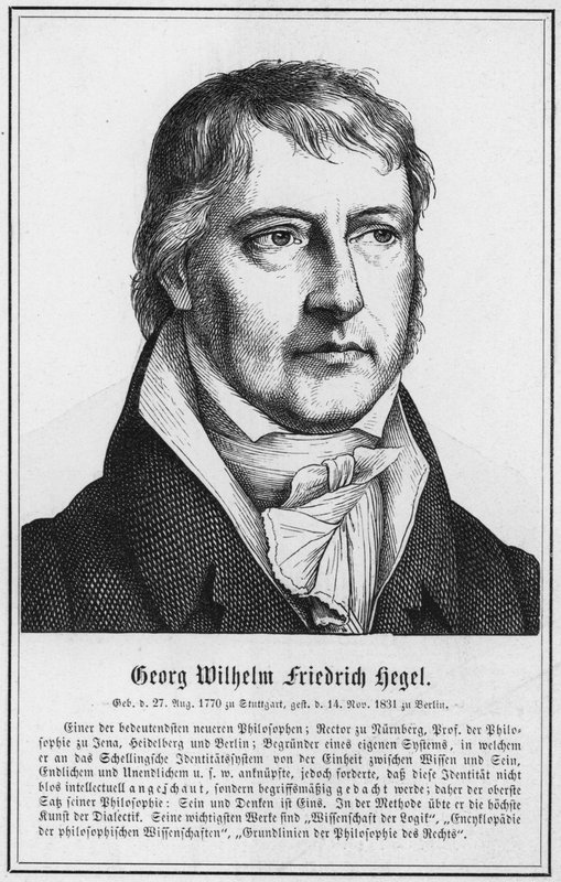 Georg Wilhelm Friedrich Hegel by German School