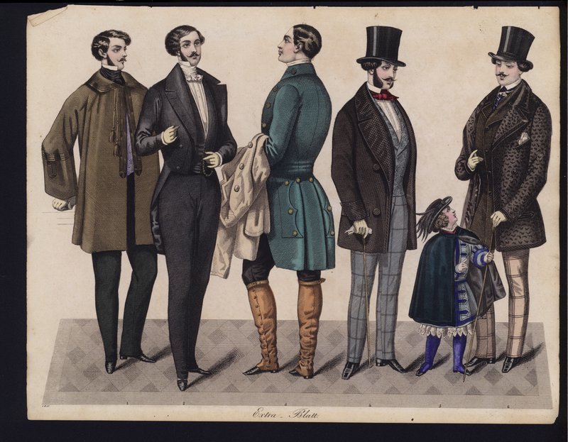 German Fashion Plate, Mid 19th Century by German School