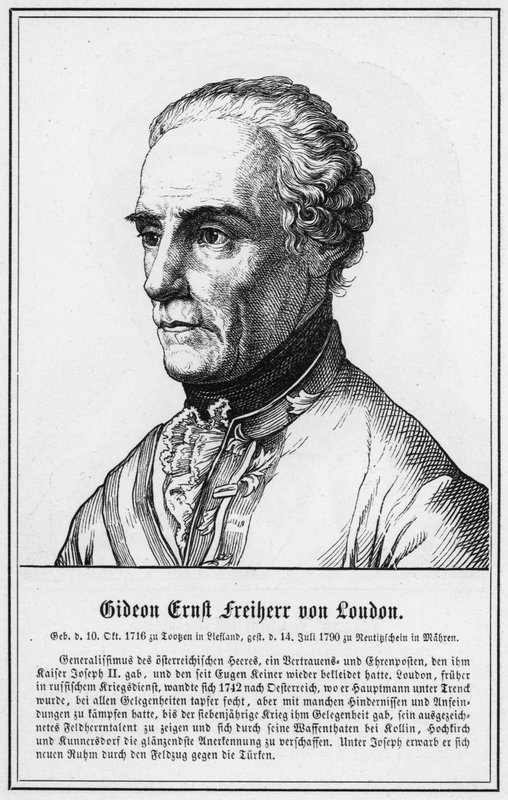 Gideon Ernst Freiherr von Loudon by German School