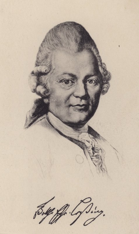 Gotthold Ephraim Lessing, German Enlightenment philosopher, writer and dramatist by German School