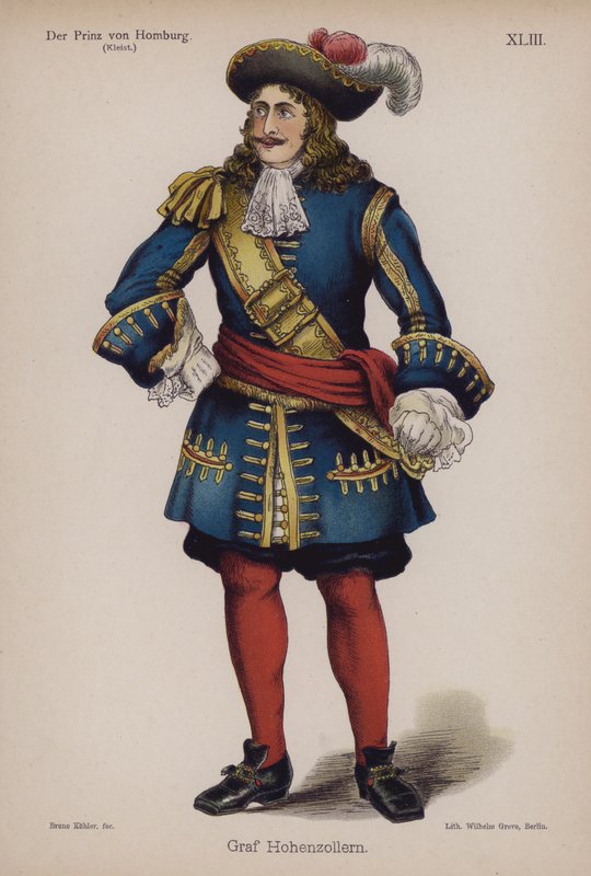 Graf Hohenzollern, from Der Prinz von Homburg (The Prince of Homburg) by Heinrich von Kleist by German School