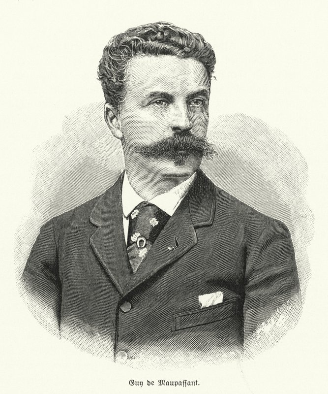 Guy de Maupassant, French short story writer by German School