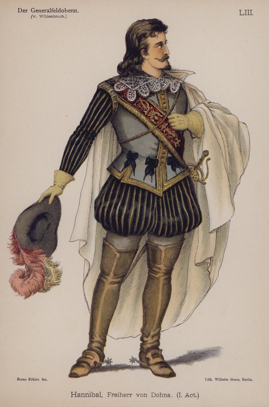 Hannibal, Freiherr von Dohna, from Der Generalfeldoberst by Ernst von Wildenbruch by German School