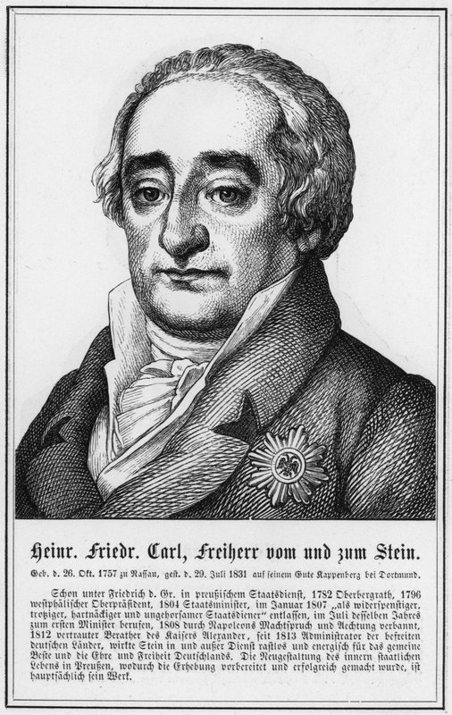 Heinrich Friedrich Karl, Baron vom und zum Stein by German School