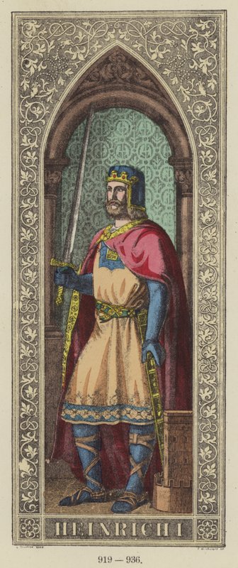 Henry I, 919-936 by German School