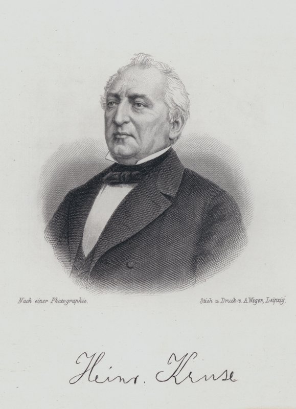 Heinrich Kruse, German dramatist and publicist by German School