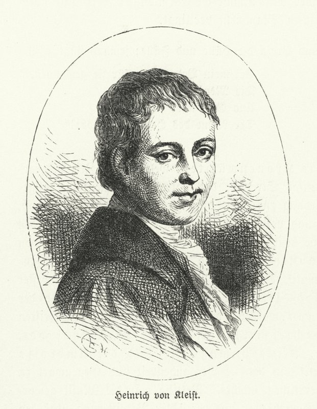 Heinrich von Kleist, German Poet, Dramatist, Novelist and Short Story Writer by German School