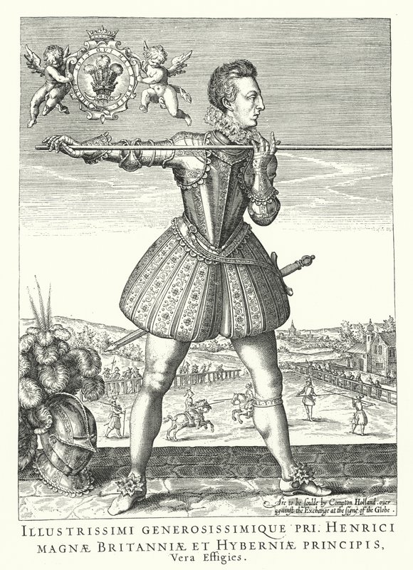 Henry Frederick, Prince of Wales, eldest son of King James I of England by German School