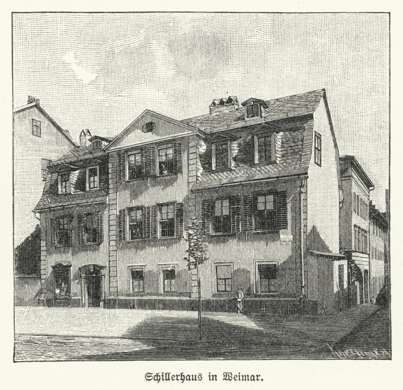 House of the Poet, Playwright and Philosopher Friedrich Schiller, Weimar, Germany by German School