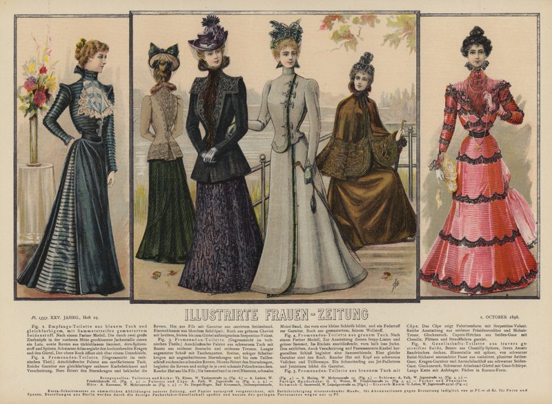 Illustration for Illustrirte Frauen-Zeitung by German School