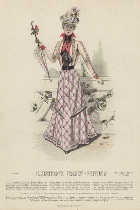 Illustration for Illustrirte Frauen-Zeitung by German School