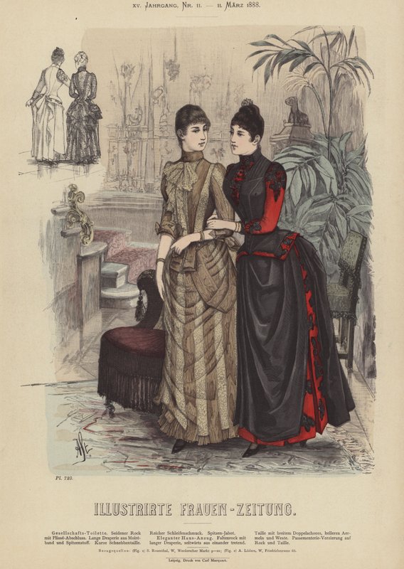 Illustration for Illustrirte Frauen-Zeitung by German School