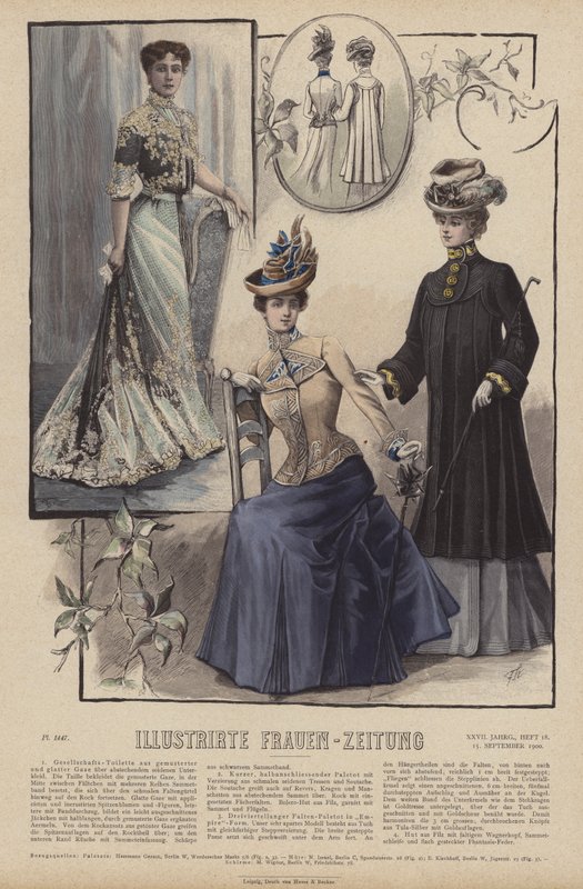 Illustration for Illustrirte Frauen-Zeitung by German School