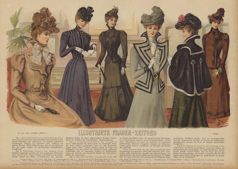 Illustration for Illustrirte Frauen-Zeitung by German School