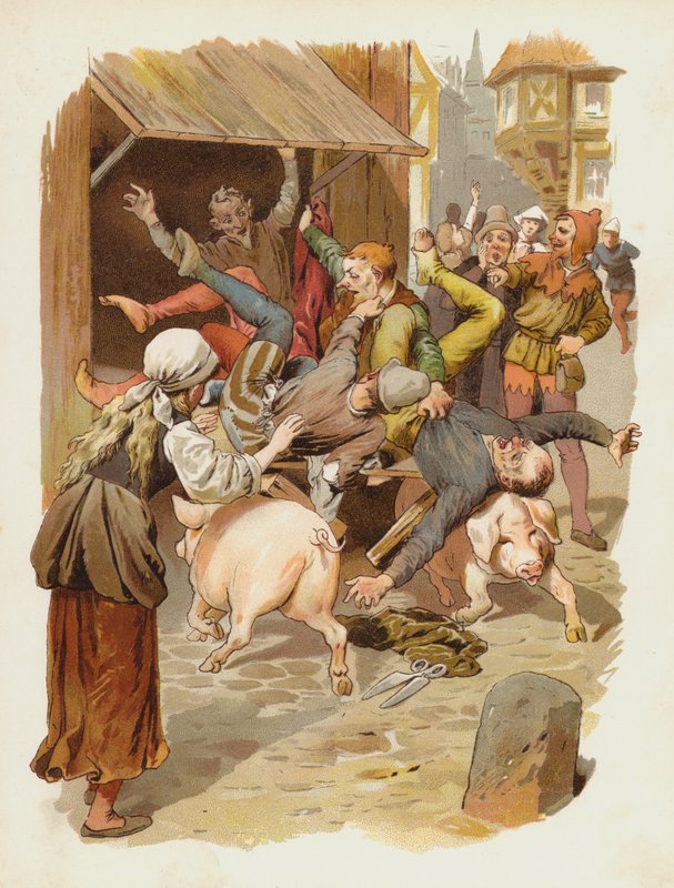 Illustration for Till Eulenspiegel by German School