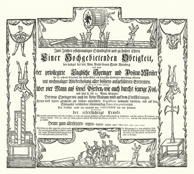 Invitation to a Public Spectacle in Nuremberg by German School