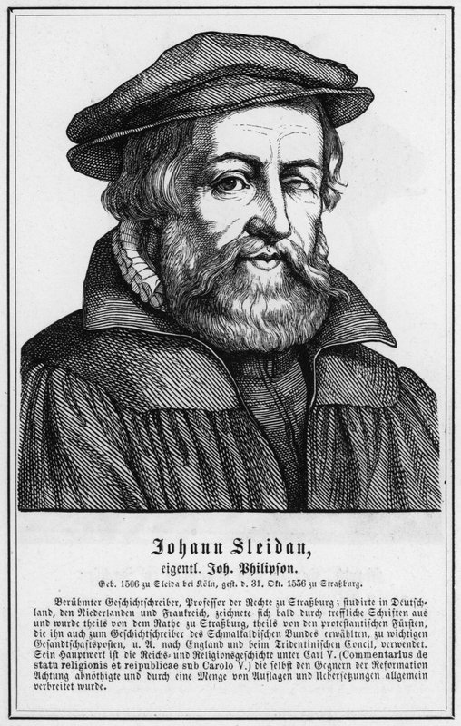 Johann Sleidan by German School