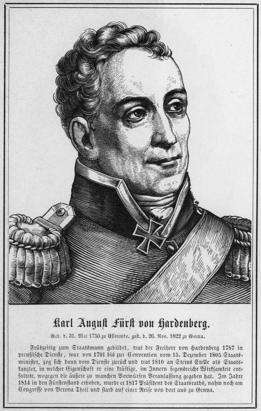 Karl August, Prince of Hardenberg by German School