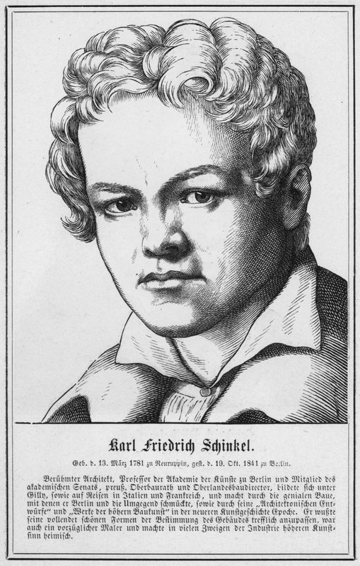 Karl Friedrich Schinkel (engraving) by German School