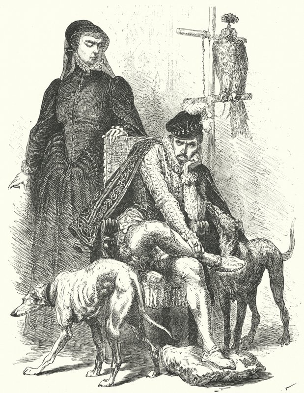 King Charles IX of France and his mother, Catherine de