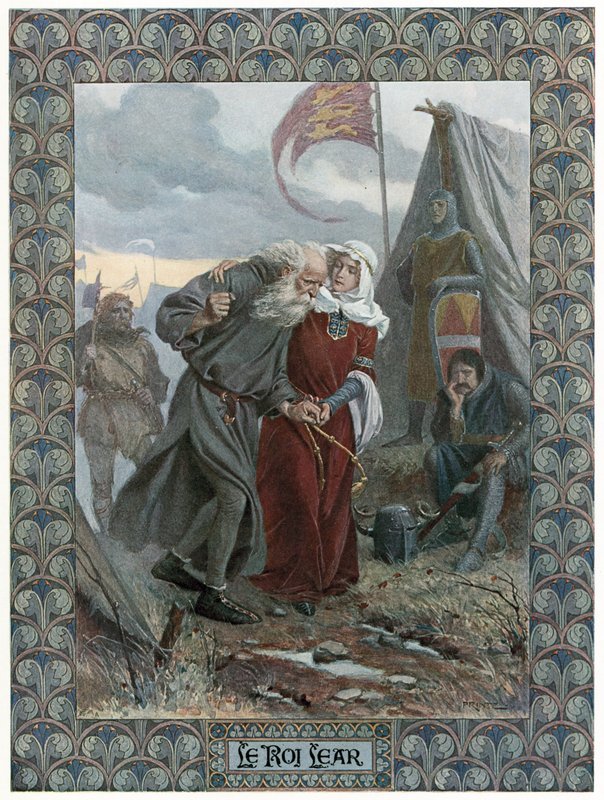 King Lear by German School