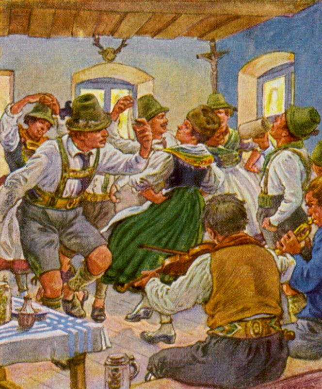 Church Festival Dance by German School