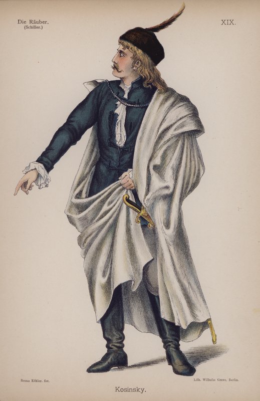 Kosinsky, from Die Rauber (The Robbers) by Friedrich Schiller by German School