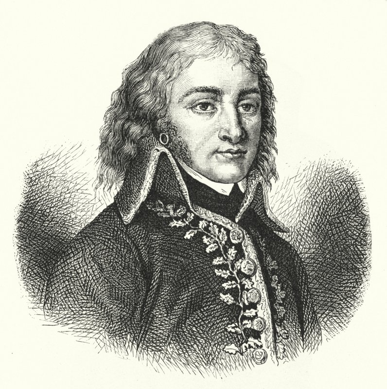 Lazare Hoche, French general in the Revolutionary army by German School