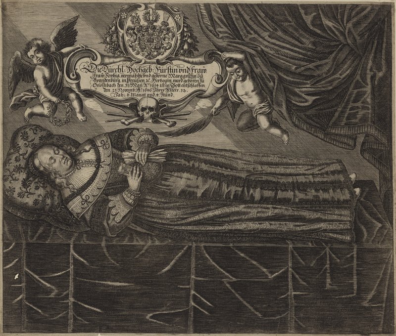 Memorial of Sophie, Daughter of Sophie of Solms-Laubach by German School