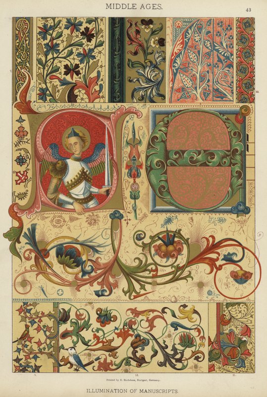 Middle Ages, Illumination of Manuscripts by German School
