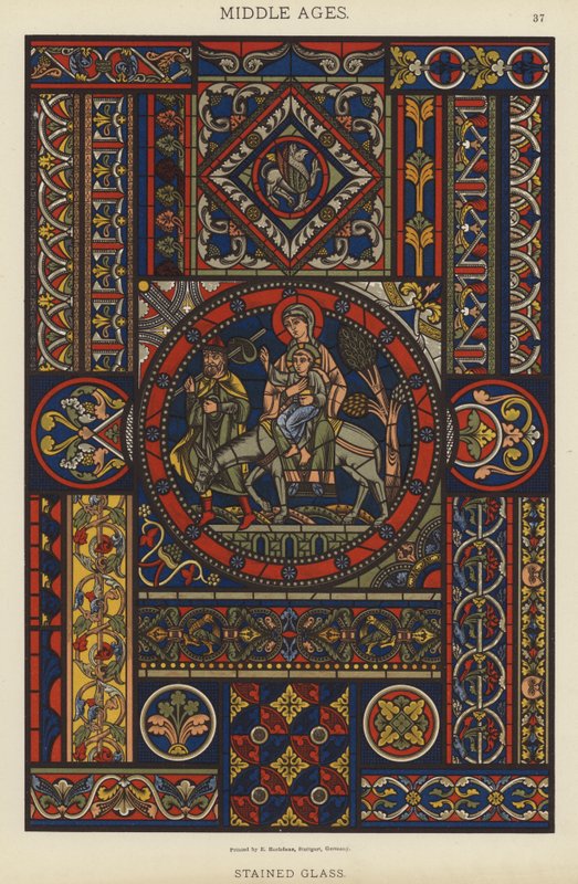 Middle Ages, Stained Glass by German School