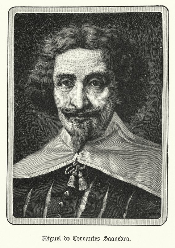 Miguel de Cervantes Saavedra, Spanish novelist by German School