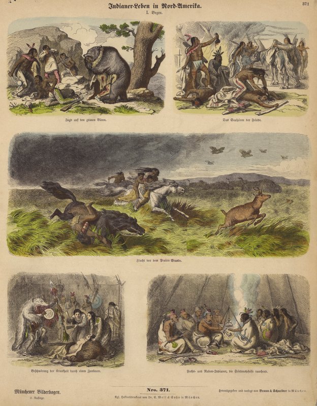 Native Americans by German School