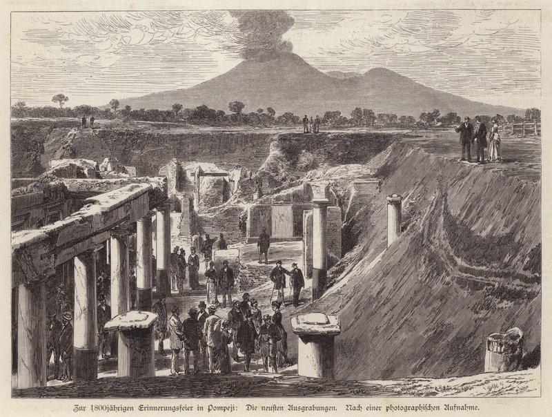 New Excavations at Pompeii, Italy by German School