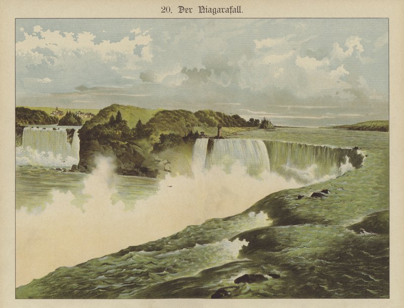 Niagara Falls by German School