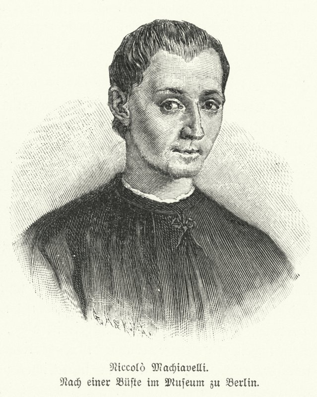 Niccolo Machiavelli, Italian diplomat, politician, philosopher and writer by German School