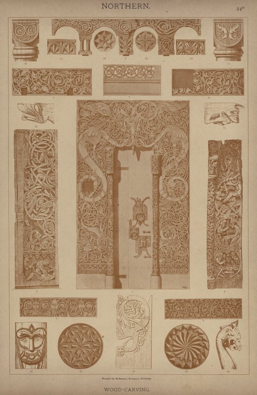 Northern, Wood-Carving by German School