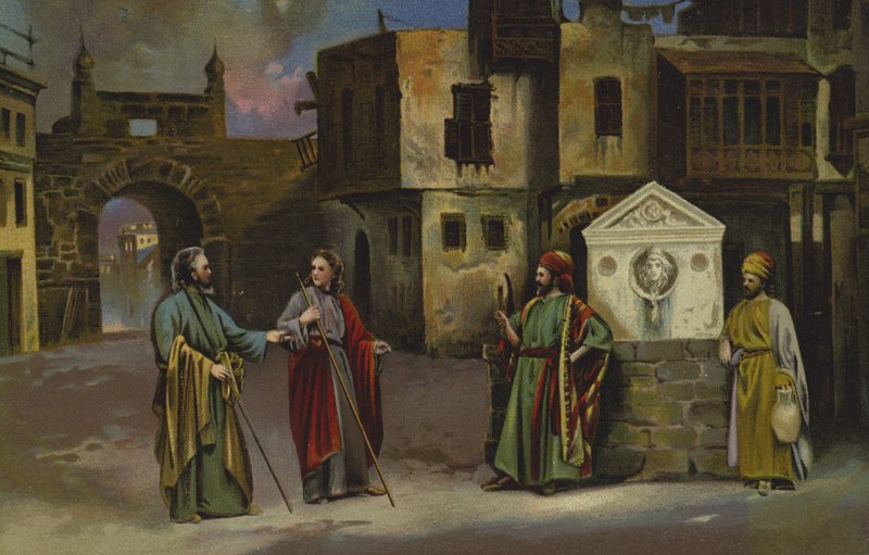 Ordering the Last Supper by German School